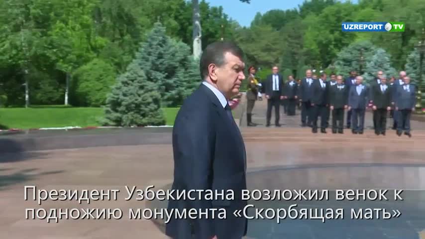 Prezident Shavkat Mirziyoyevning Xotira maydoniga tashrifi