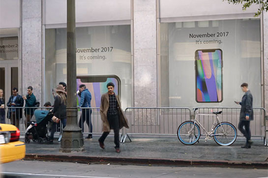Samsung поиздевалась над iPhone X