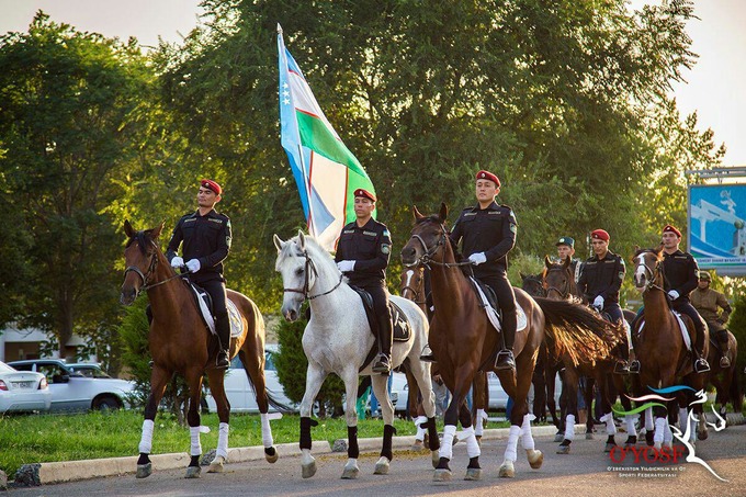 Конный парад прошел в Ташкенте