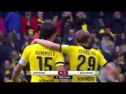 Borussia Dortmund 5 – 1 Wolfsburg Highlights youtube