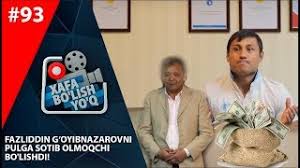 Интересное видео Xafa bo’lish yo’q 93-son Fazliddin G‘oyibnazarovni sotib olmoqchi bo’lishdi 09.11.19