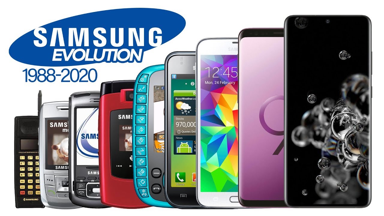 Все телефоны Samsung Эволюция 1988-2020