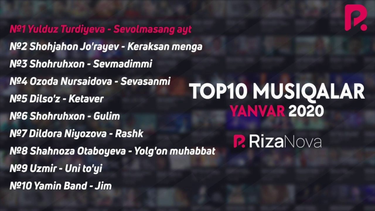 TOP-10: Uzbek music (Yanvar, 2020)